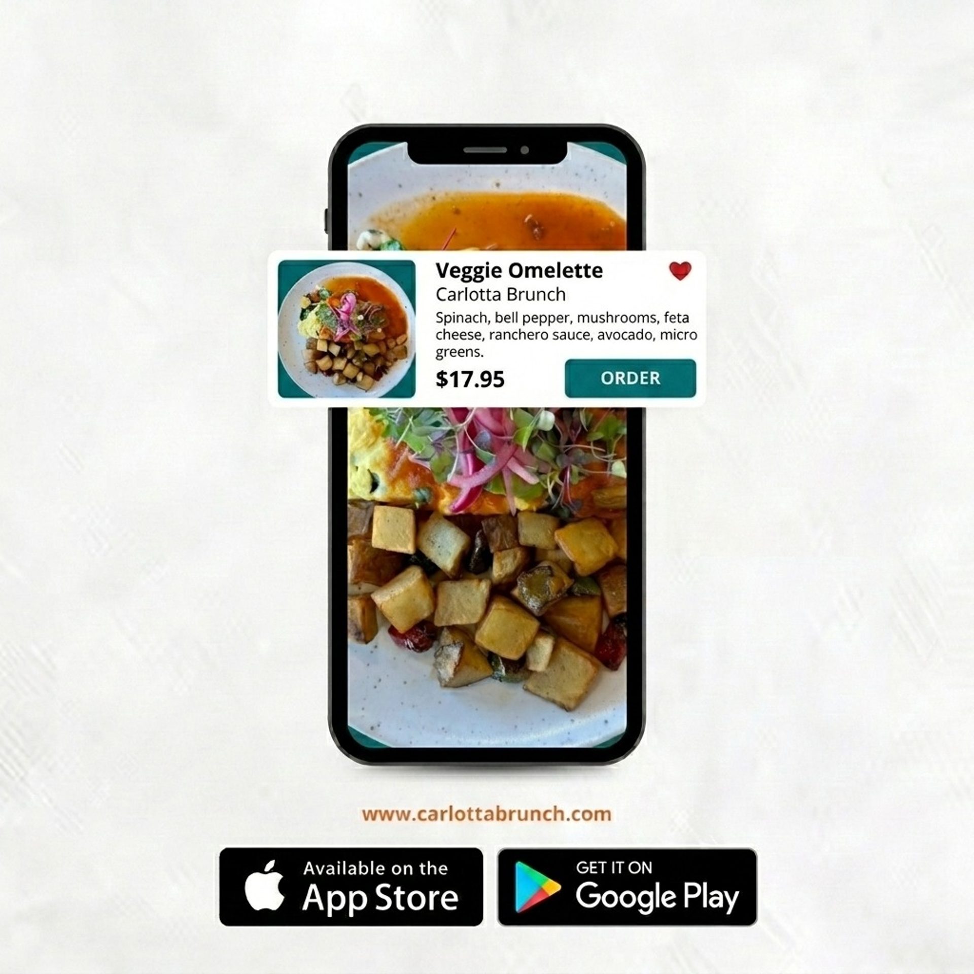 Get Carlotta Brunch on Your Phone
